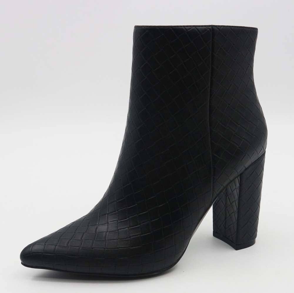 Bamboo chunky heel boots outlet